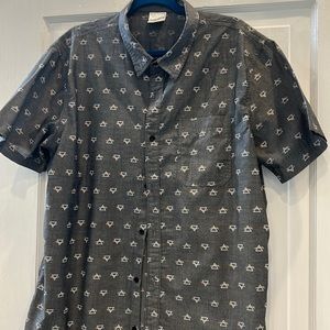 Pink Floyd button-down short sleeve